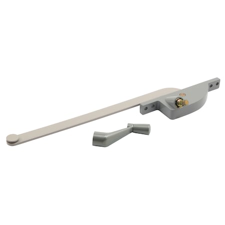 Prime-Line Steel Casement Operator, 8 in. Arm, Teardrop Housing, Aluminum, Right (Single Pack) H 4287